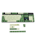 【中古】【未使用】OEM プロファイル 抹茶染め サブPBTキーキャップ 英語 日本語 韓国 ロシア語 MXキーボード用 104 87 61 メロディ 96 KBD75 ID80 GK64 68 SP84 (