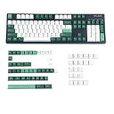 【中古】【未使用】YMDK ドイツ フランス イタリア スペイン イギリス ISO ボタニカルダイ サブキーキャップ 厚手 PBT チェリープロファイル キーキャップセット QW(2)