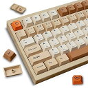 【中古】【未使用】ZMX PBT レトロキーキャップ チェリープロファイル 厚手染料サブキーキャップセット フル143キー カスタムキーキャップ ISO ANS...