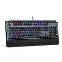 【中古】【未使用】HIZLJJ コンピューターゲームキーパッド 13種類の照明効果 RGBバックライトメカニカルキーボード/ホームPCゲーム/クイックレスポンス...