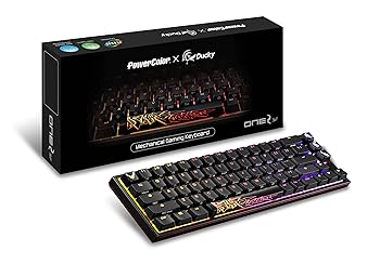 【中古】【未使用】PowerColor × Ducky コラボモデル ゲーミング キーボード PowerColor X Ducky One 2 SF Special Edition (白軸（DKON1967ST-KUSPDAZTWP）)