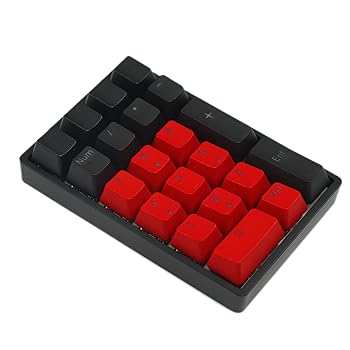 【中古】【未使用】Mechkeeb OEM プロファイル トッププリント ダブルショット シャインスルー 21キー PBTキーキャップ MX スイッチ GK21S ナンパッド用(キーキャッ