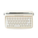 【中古】YUNZII ACTTO B303 タイプライターキーボード mac ワイヤレス レトロなブルートゥースキーボード Bluetooth コンパクト 無線...