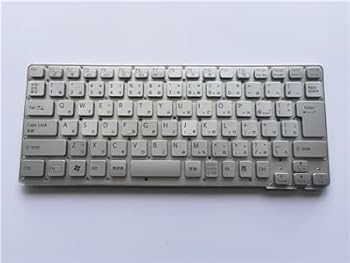 【中古】[IDVL]SONY VAIO VPCCA PCG-61711 PCG-61713N PCG-61812N PCG-61813N 日本語キーボード ノートPC用 銀色 枠欠品