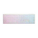 【中古】Ducky One 3 ピュアホワイト ホットスワップ RGB メカニカルキーボード (Cherry MX シルバー)