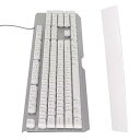 【中古】バックライトキーボード、RGBワイヤードキーボード104キーカラーバックライトABS素材オフィス用ホーム用快適タッチ GK60キー溝ホワイト