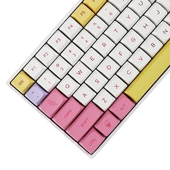 【中古】【未使用】YMDK PBT キーキャップ ZDA 類似品 XDAキーキャップ 染料サブ MXキーボード用 104 8..