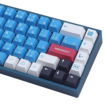 【中古】【未使用】JOMKIZ PBT キーキャップ、134キー昇華型チェリープロファイルキーキャップ 7Uスペースバー付き 日本語キーキャップセット Cherry MXスイッチ US