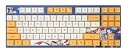 【中古】ヴァルミロ VAシリーズ V2 ラブバード ユアン(ユー) TKL メカニカルキーボード チェリー MX サイレントレッド