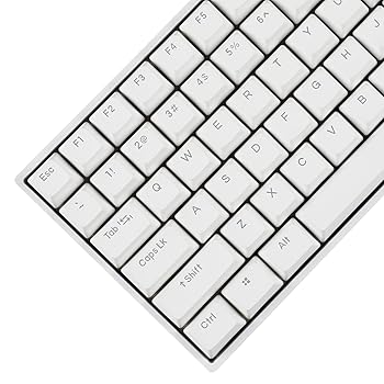 【中古】【未使用】YMDK 133 RSA ボール型 ホワイト 厚手 PBT ダブルショット シャイン スルー バックライト キーキャップ MX メカニカル キーボード 108 96 87 84