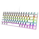 【中古】unband メカニカル ゲーミング キーボード グリーン/レッド スイッチ 84 キー USB 有線ゲーミング キーボード 15 RGB ライト効果 デスクトップ P