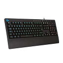 【中古】unband Logitech G213 Prodigy ゲーミング キーボード LIGHTSYNC RGB バックライト キー こぼれ防止 カスタマイズ可能なキー 専用マルチメディア