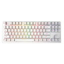 【中古】unband メカニカルキーボード 87キー 2色インジェクション 緑軸 RGBバックライト USB 有線キーボード 人間工学 オフィスでもゲームでも使...