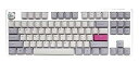 【中古】Ducky One 3 TKL ミストグレー ホットスワップ RGB ダブルショット PBT QUACK メカニカルキーボード チェリー MX ブラウン
