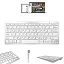 【中古】キーボード Bluetooth 日本語 ウルトラスリム Bluetooth ワイヤレスキーボード iOS/Android/Mac/Windows に対応 78キー(2)