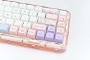 【中古】ILYCHEEGAMI PBT 染料サブパープルキーキャップ かわいい漫画 XDA キーキャップ PBTキーキャップセット ガールカスタムキーボード Gateron Kailh