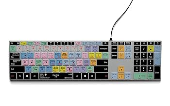 【中古】KB Covers After Effectsバックライトプロアルミニウムキーボード - Windows - US | ビデオ編集キーボード アニメーター用キーボード グラフィッ