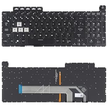 DELL - 【中古】【未使用】for Asus TUF GAMING F15 FX506 FA506 USバージョンキーボード付きバックライト用