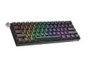 【中古】Geeky GK61 60% | ホットスワップ可能なメカニカルゲーミングキーボード | 61キー マルチカラー RGB LEDバックライト PC/Macゲーマー用 | ANSI U