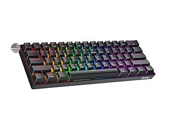【中古】Geeky GK61 60% | ホットスワップ可能 メカニカルゲーミングキーボード | 61キー マルチカラー RGB LED バックライト PC/Macゲーマー用 | ANSI 【中古】Geeky GK61 60% | ホットスワップ可能 メカニカルゲーミングキーボード | 61キー マルチカラー RGB LED バックライト PC/Macゲーマー用 | ANSI