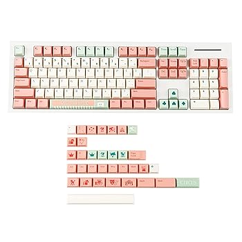 Rakuten - 【中古】厚さ1.6mm サーカス MDA プロファイルダイサブキーキャップ 人間工学 PBT キーキャップセット TKL 61 64 68 75 87 96 104 GMMK MX キーボード用