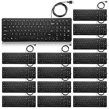 【中古】Kanayu 16個 有線キーボード スリム 目立たない USBキーボード USBプラグ接続 パソコン/ノートパソコン/Windows対応 ブラック 【中古】Kanayu 16個 有線キーボード スリム 目立たない USBキーボード USBプラグ接続 パソコン/ノートパソコン/Windows対応 ブラック
