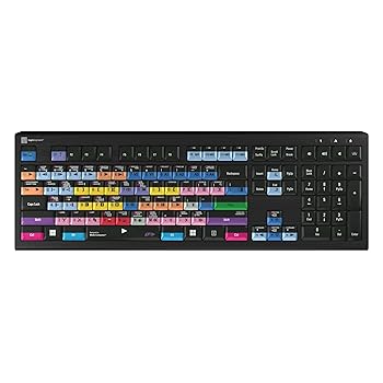 【中古】Logickeyboardバックライト付き「Astra2」。Windows PCのAvid Media Composerで使用するために設計されています。? 拡張された「Pro」レイアウ