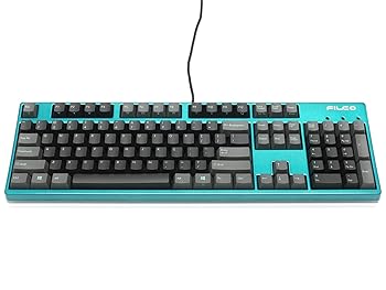 【中古】FILCO Majestouch LumiS 漆花浅葱 フルサイズ 英語配列 茶軸 104キー PBT2色成形2トーンキーキ..