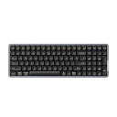【中古】Lofree FLOW100 ロープロファイルメカニカルキーボード 英語配列 スペースグレイ 標準装備キースイッチ PHANTOM(タクタイル) 技適認証取得
