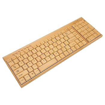 【中古】コンピューターデバイス、プラグアンドプレイバンブーウッドコントロール、Office 2.4GHz接続(キーボード)。 【中古】コンピューターデバイス、プラグアンドプレイバンブーウッドコントロール、Office 2.4GHz接続(キーボード)。