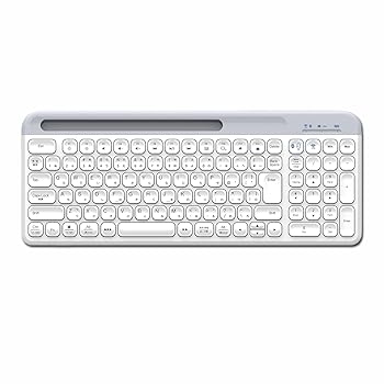 【中古】ポップブルーム Bluetooth ワイヤレスキーボード 充電式 静音, 無線 キーボード mac windows ..