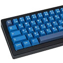 【中古】GEKUCAP PBT 日本語キーキャップ、129キーブルーキーキャップ ミニマリストスタイル カスタムキーキャップセット 昇華型チェリープロファイルキ(2)