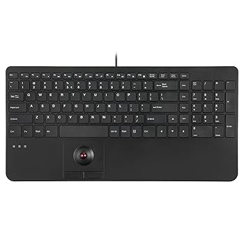 【中古】【未使用】PERIBOARD-538 US トラックボール付き有線コンパクト キーボード