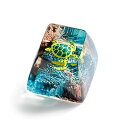 【中古】DATKEY 亀 海 職人 キーキャップ カスタム 亀 海 ハンドメイド 樹脂 キーキャップ RGB キーボード チェリー MX メカニカル ゲーミング ほとんど