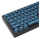 【中古】iTastatur パンクプリンキーキャップ、120キーキャップセットキーキャップ60%、ASAプロファイルカスタムキーキャップ、PBT 昇華型半透明ANSI US(2)
