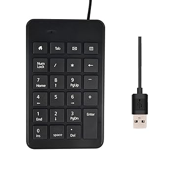 【中古】LOONASA 有線ナンバーパッド、USB Numpad 23 キーナンバーキーパッド キーボード ノートパソコン PC デスクトップ コンピュータ ノートブック用