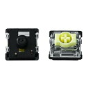 【中古】【未使用】GUYEKS Gateron KS-33 ロープロファイルバナナキーボードスイッチ タクタイルRGB LED 3ピン 65gf 工場出荷時潤滑済み MXメカニカルキーボード用