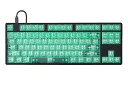 【中古】DROP + MITO KEYSTERINE クリアキーキャップセット R2 【若葉(ペッパーミント)】ABSキーキャップ Cherry MXキースイッチ適用 MDX-37123-5