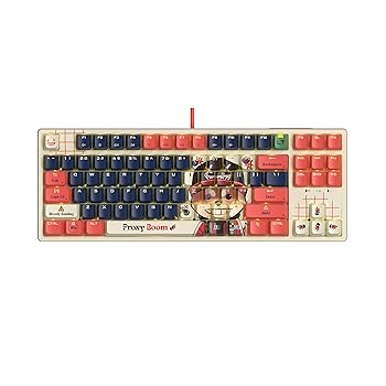 【中古】Bloody x Savage Impact AT87 アルファオプティカルスイッチパフォーマンスキーボード - 調整..