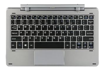 【中古】Hi10X/HI 10 Pro/hi 10 airタブレットPCオリジナル磁気キーボード(日本キーボードシール付き)