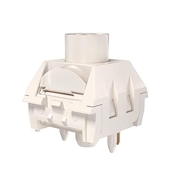 【中古】【未使用】Kailh Box LCE Cream Pro リニアスイッチ、5ピン45gf事前潤滑統合POM材料防塵防水メ..