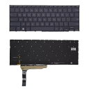 【中古】ノートパソコンキーボード ASU-S ZenBoo-k 14X UX3404V 14 Flip OLED UP3404 バックライト対応 US ブラック...
