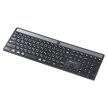 【中古】サンワサプライ ソーラー充電Bluetoothキーボード SKB-BTEC1BK 【中古】サンワサプライ ソーラー充電Bluetoothキーボード SKB-BTEC1BK