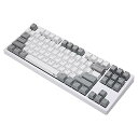【中古】【未使用】NiZ キーボード WP87 静電容量無接点 有線キーボード 防水仕様 IP68 白い 87キー 英語配列 キー荷重35g PBT製キーキャッ...