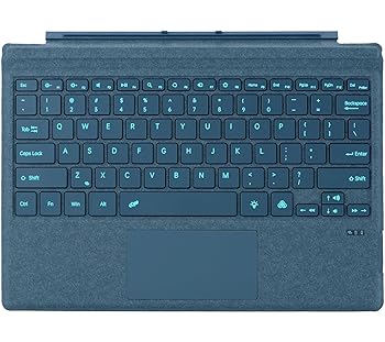 【中古】【未使用】マイクロソフトの Surface Pro の世代 7+ のためのタイプ カバー 7 6 5 4 3 タッチパッドのタブレットのキーボード、7 ...