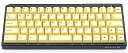 【中古】【未使用】FILCO Majestouch MINILA Air CHERRY MX 黒軸 67キー 英語配列 2色成型キーキャップセット(カスタード) コンパクト US ASCII Bluetooth無線接続(2)