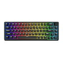 【中古】Gamesense Clutch Black Keyboard Gateron Yellow