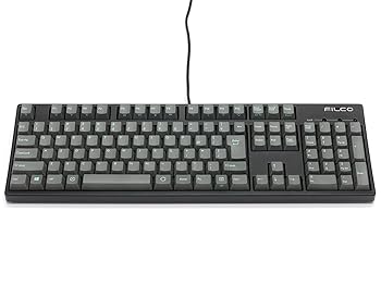 【中古】【未使用】FILCO Majestouch ＋ SGK フルサイズ 日本語配列 108キー CHERRY MX 静音赤軸 PBT2色成形アスファルト色キーキャップ搭載 赤キーロック3個付 ブ