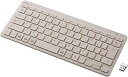 【中古】【未使用】キーボード 薄・ミニ ワイヤレスキーボード グレー