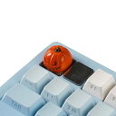 【中古】【未使用】YMDK パンプキン ハロウィーン テーマ パーソナライズ キーキャップ キュート クリエイティブ 三次元 半透明 樹脂 キーキャップ MXメカニカルキ